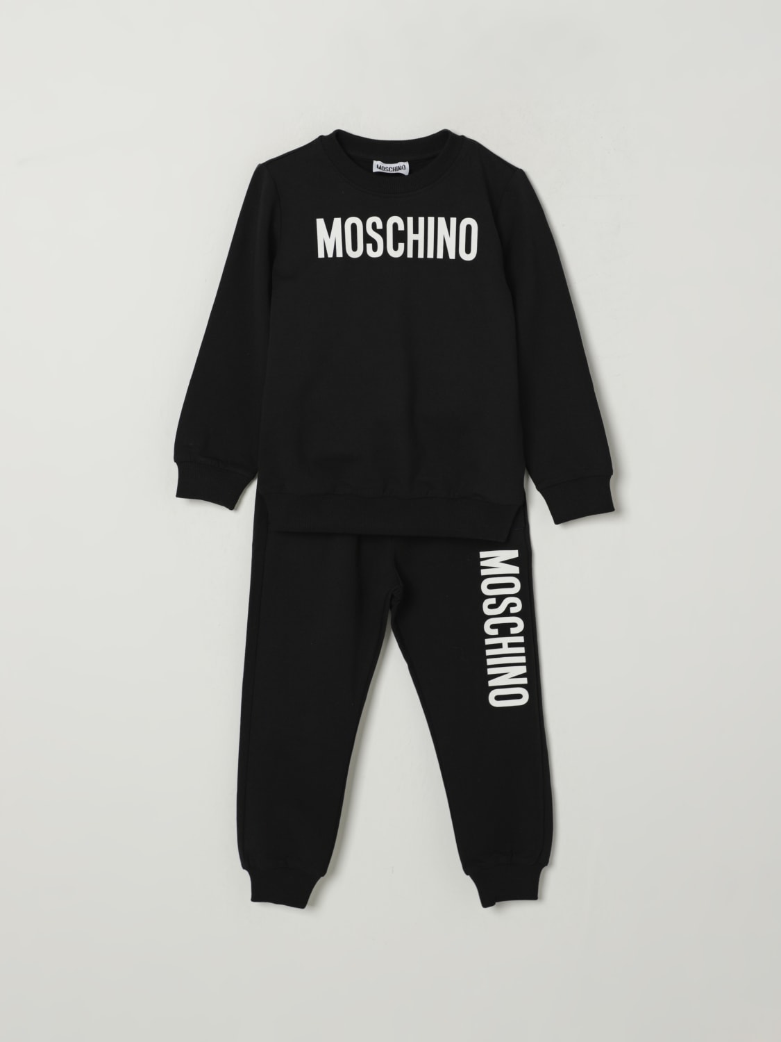 MOSCHINO CONJUNTO: Conjuntos niños Moschino, Negro - Img 1