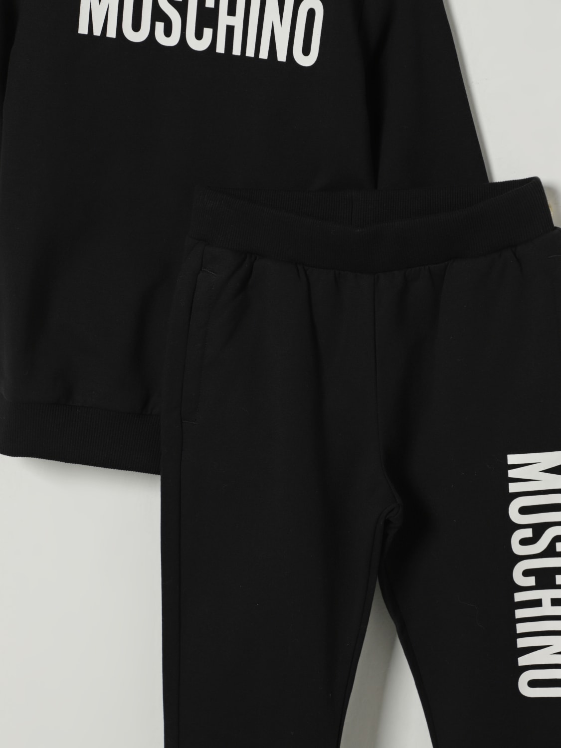 MOSCHINO CONJUNTO: Conjuntos niños Moschino, Negro - Img 3