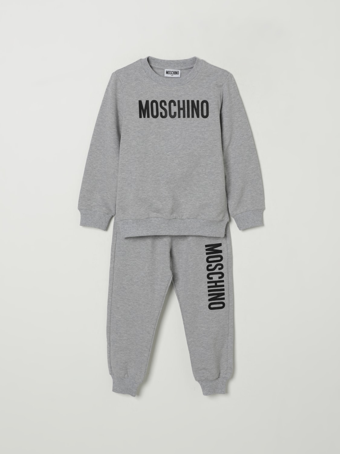 MOSCHINO CONJUNTO: Conjuntos niños Moschino, Gris - Img 1
