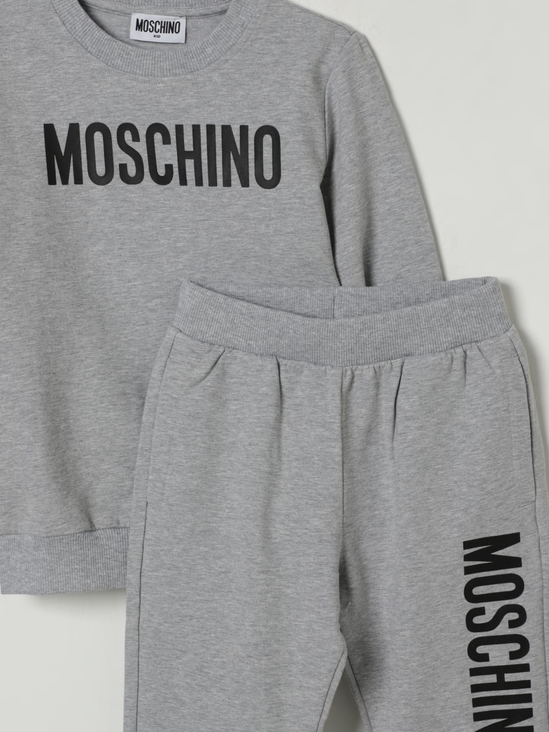 MOSCHINO CONJUNTO: Conjuntos niños Moschino, Gris - Img 3