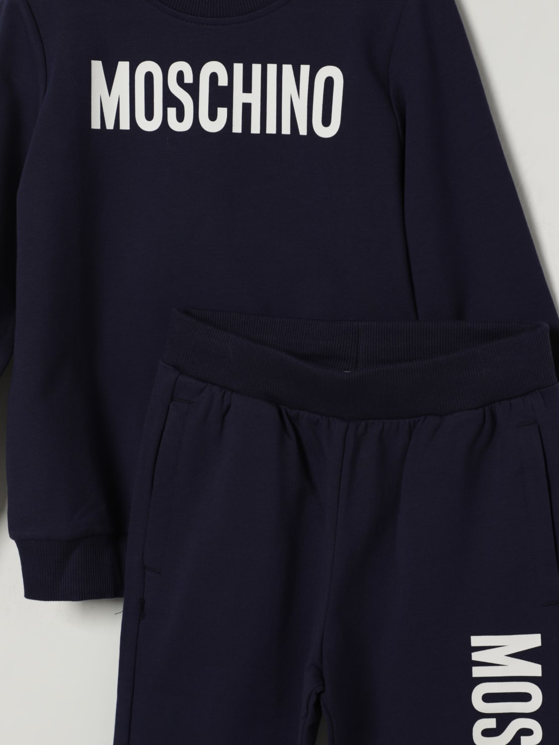 MOSCHINO CONJUNTO: Conjuntos niños Moschino, Azul Marino - Img 3