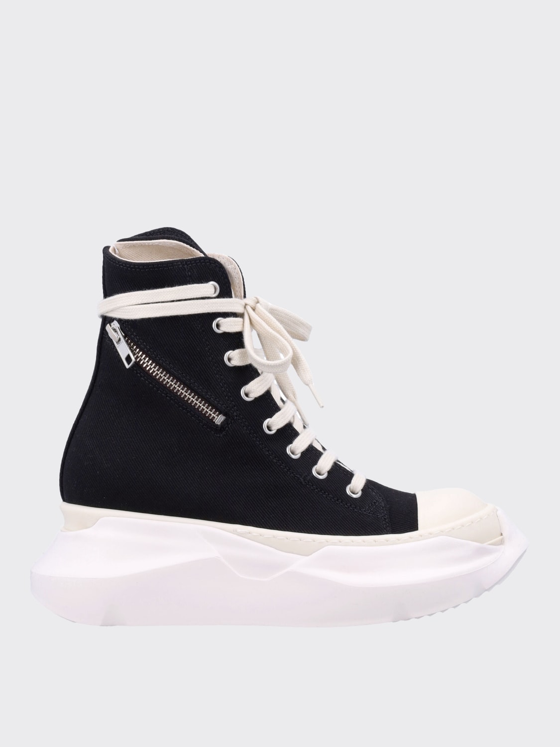 RICK OWENS DRKSHDW SNEAKERS: Sneakers Rick Owens Drkshdw in canvas di cotone , Nero - Img 1