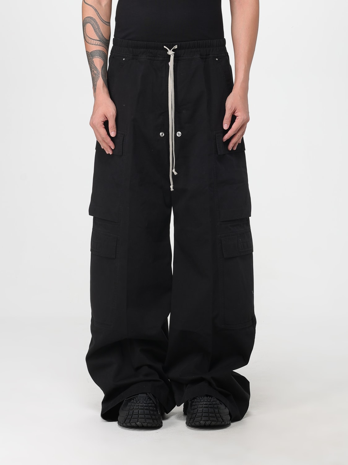 RICK OWENS DRKSHDW：パンツ メンズ - ブラック | GIGLIO.COM