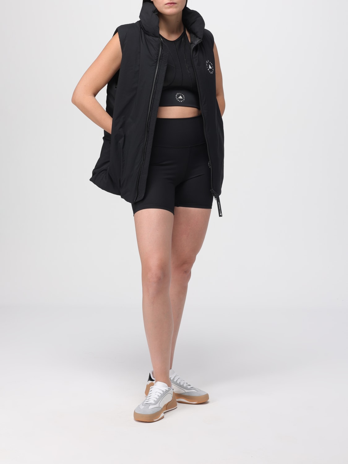 ADIDAS BY STELLA MCCARTNEY SHORTS: Shorts damen Adidas by Stella McCartney, Schwarz - Img 2