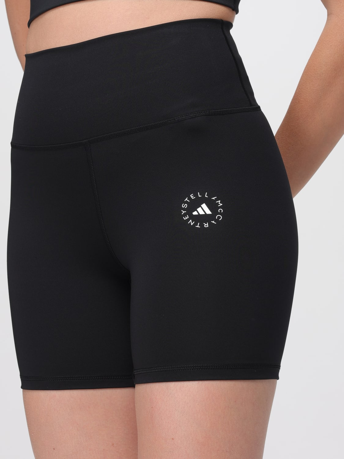 ADIDAS BY STELLA MCCARTNEY SHORTS: Shorts damen Adidas by Stella McCartney, Schwarz - Img 4