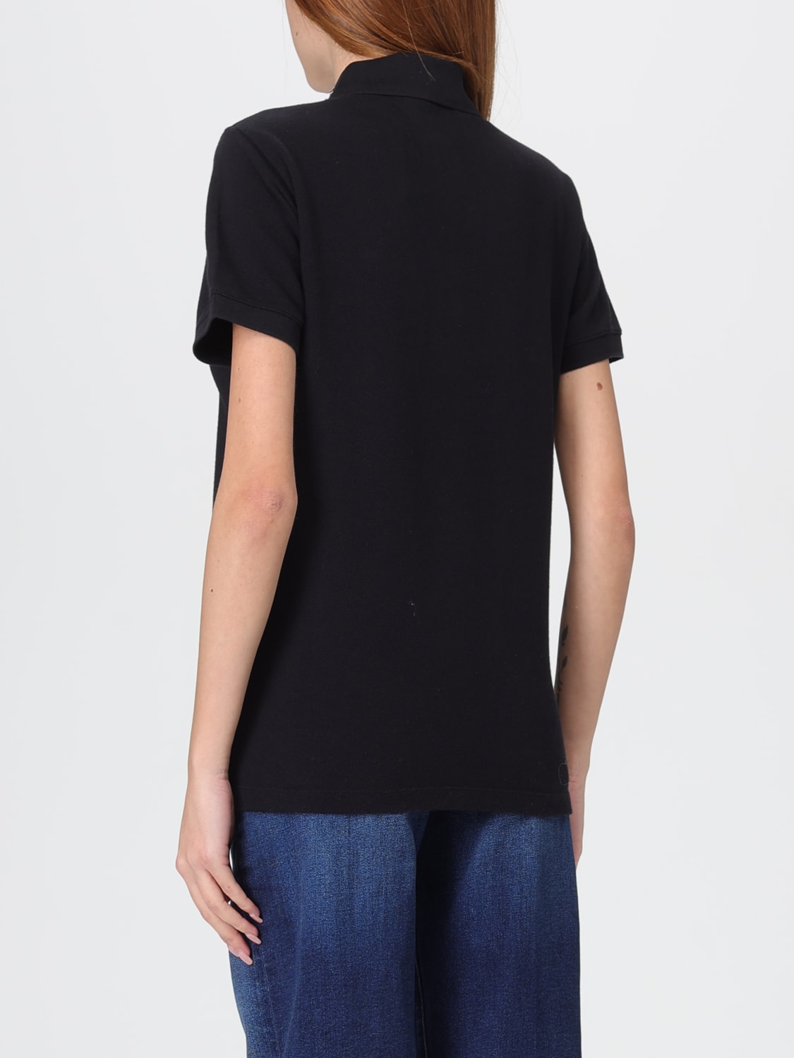 MAISON KITSUNÉ POLO: Polo mujer Maison KitsunÉ, Negro - Img 2