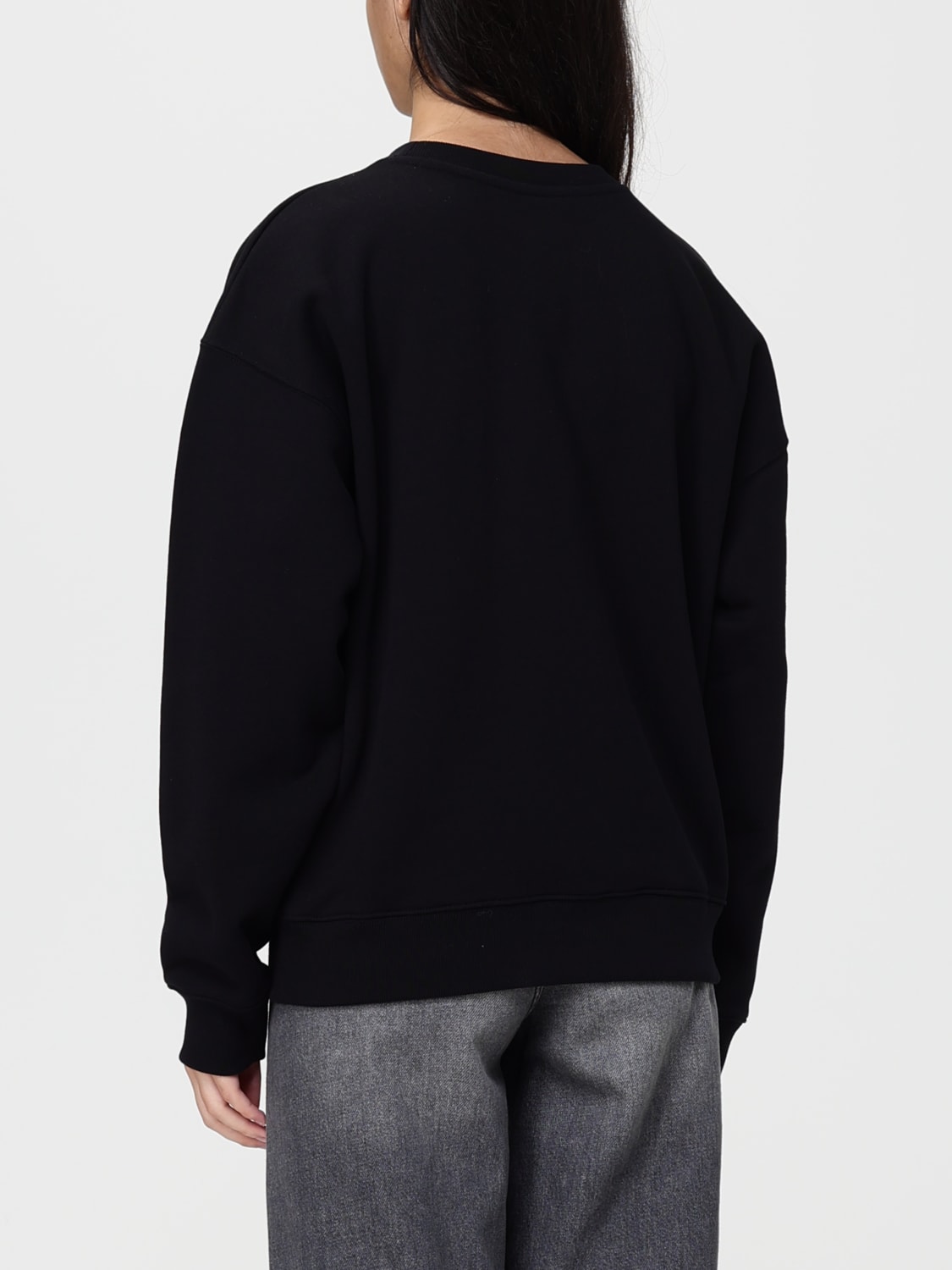 MAISON KITSUNÉ SWEAT-SHIRT: Pull femme Maison KitsunÉ, Noir - Img 2