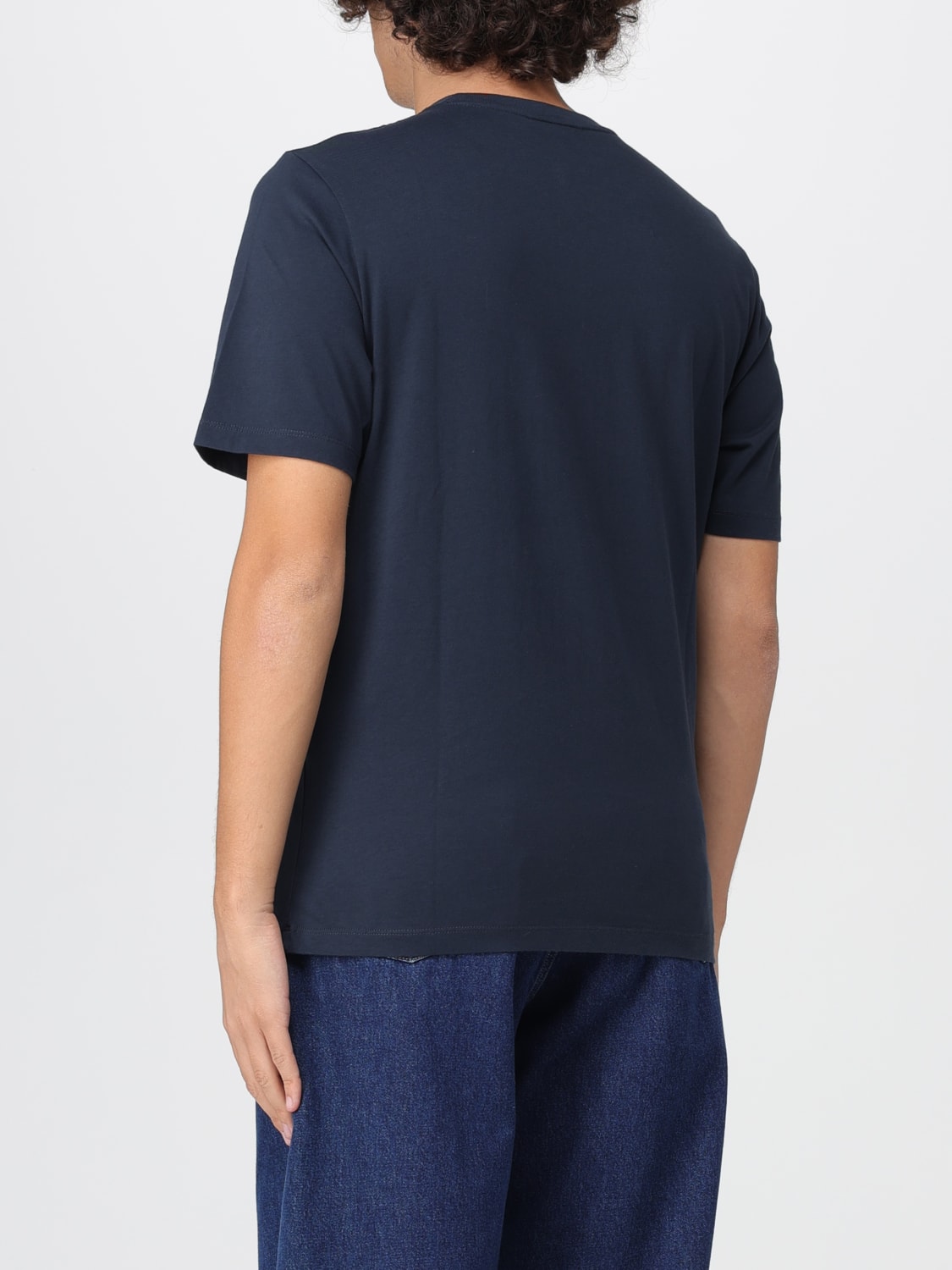MAISON KITSUNÉ T-SHIRT: Polo homme Maison KitsunÉ, Bleu - Img 2