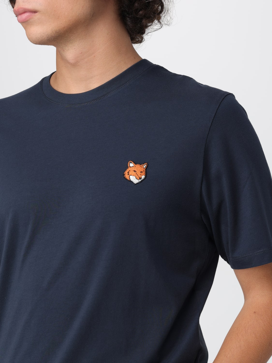 MAISON KITSUNÉ T-SHIRT: Polo homme Maison KitsunÉ, Bleu - Img 3