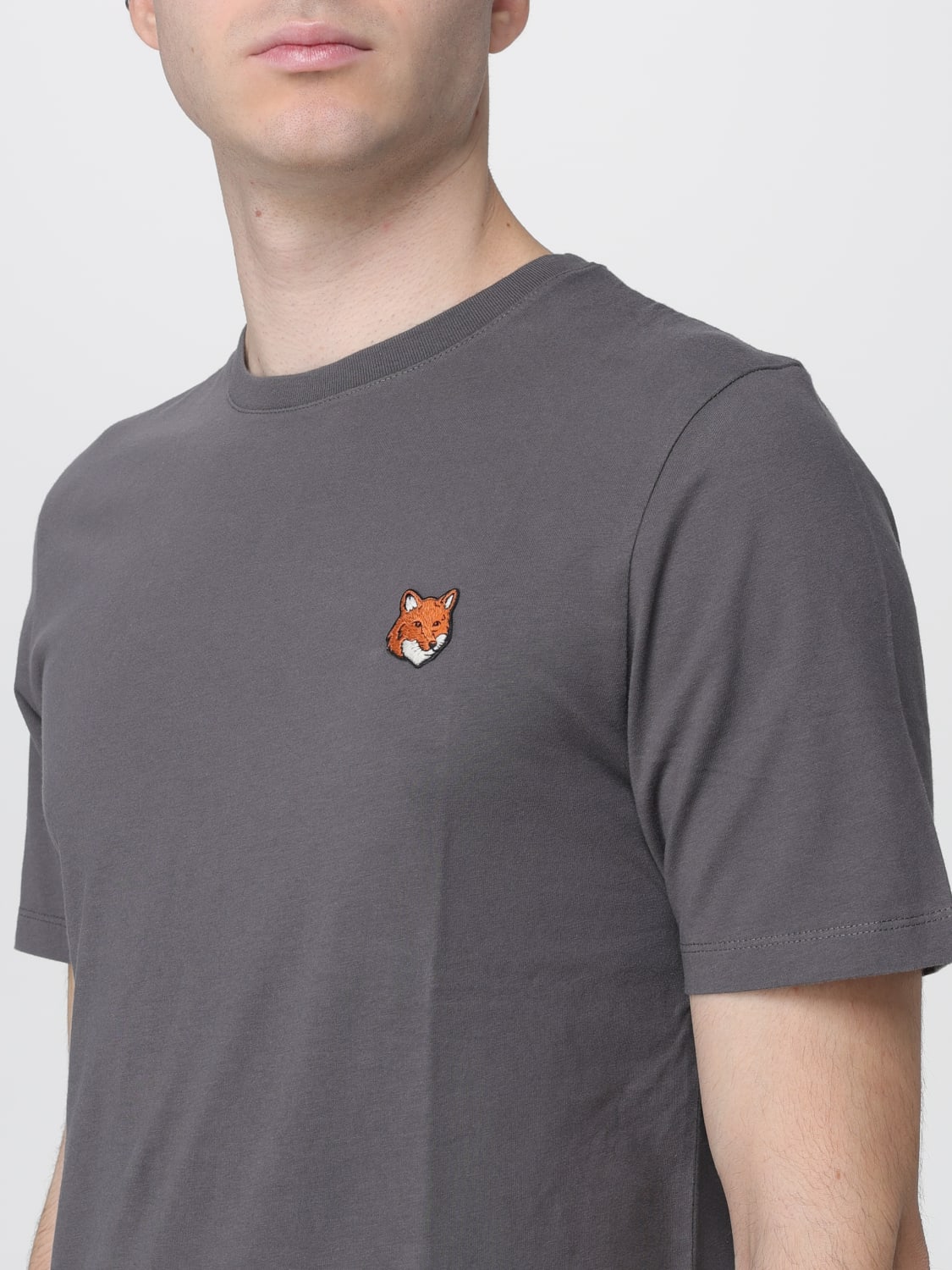 MAISON KITSUNÉ CAMISETA: Polo hombre Maison KitsunÉ, Gris - Img 3