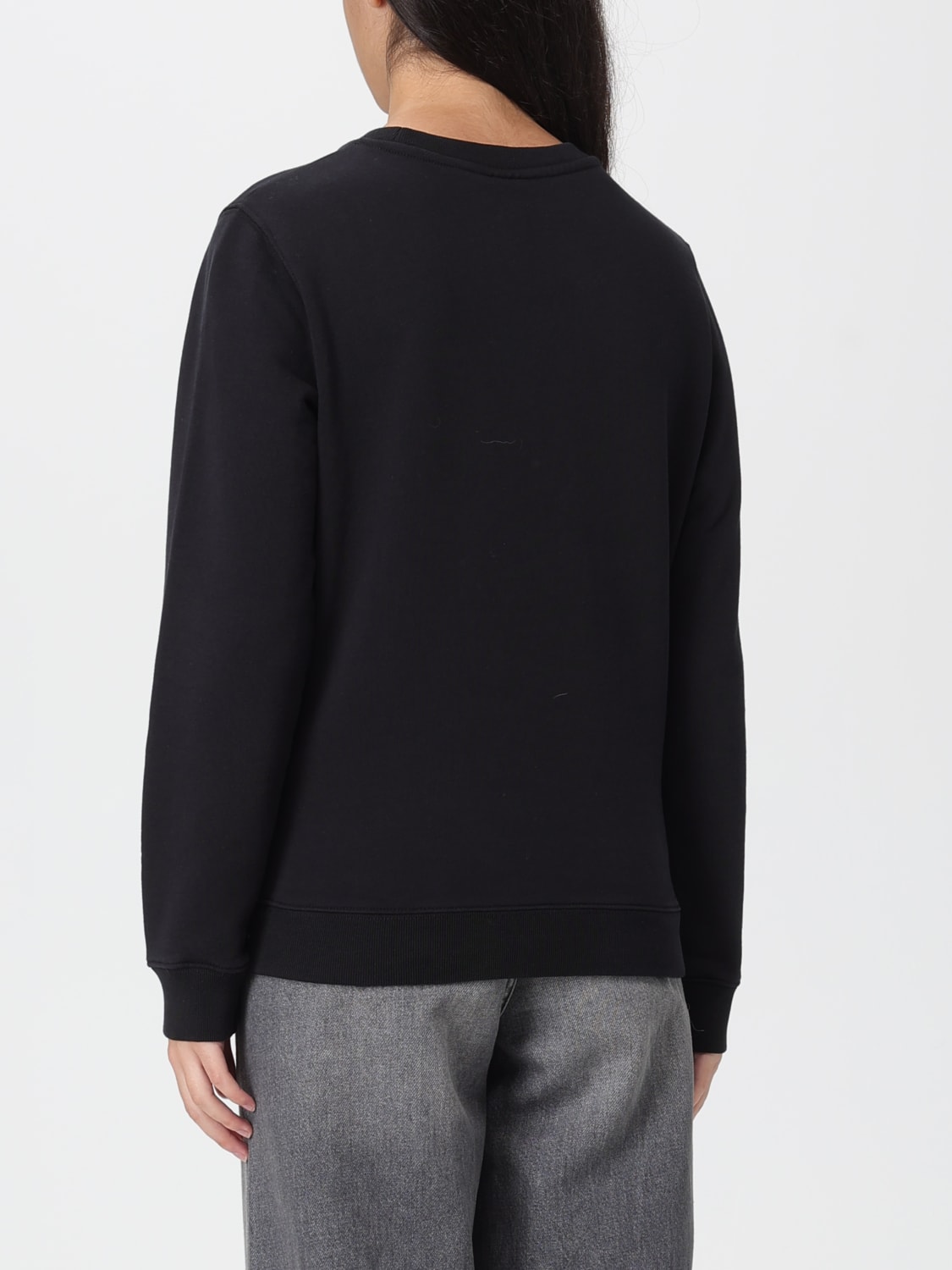 MAISON KITSUNÉ SUDADERA: Jersey mujer Maison KitsunÉ, Negro - Img 2