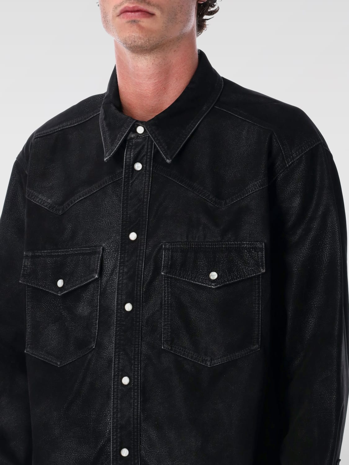 ISABEL MARANT CHEMISE: T-shirt homme Isabel Marant, Noir - Img 3