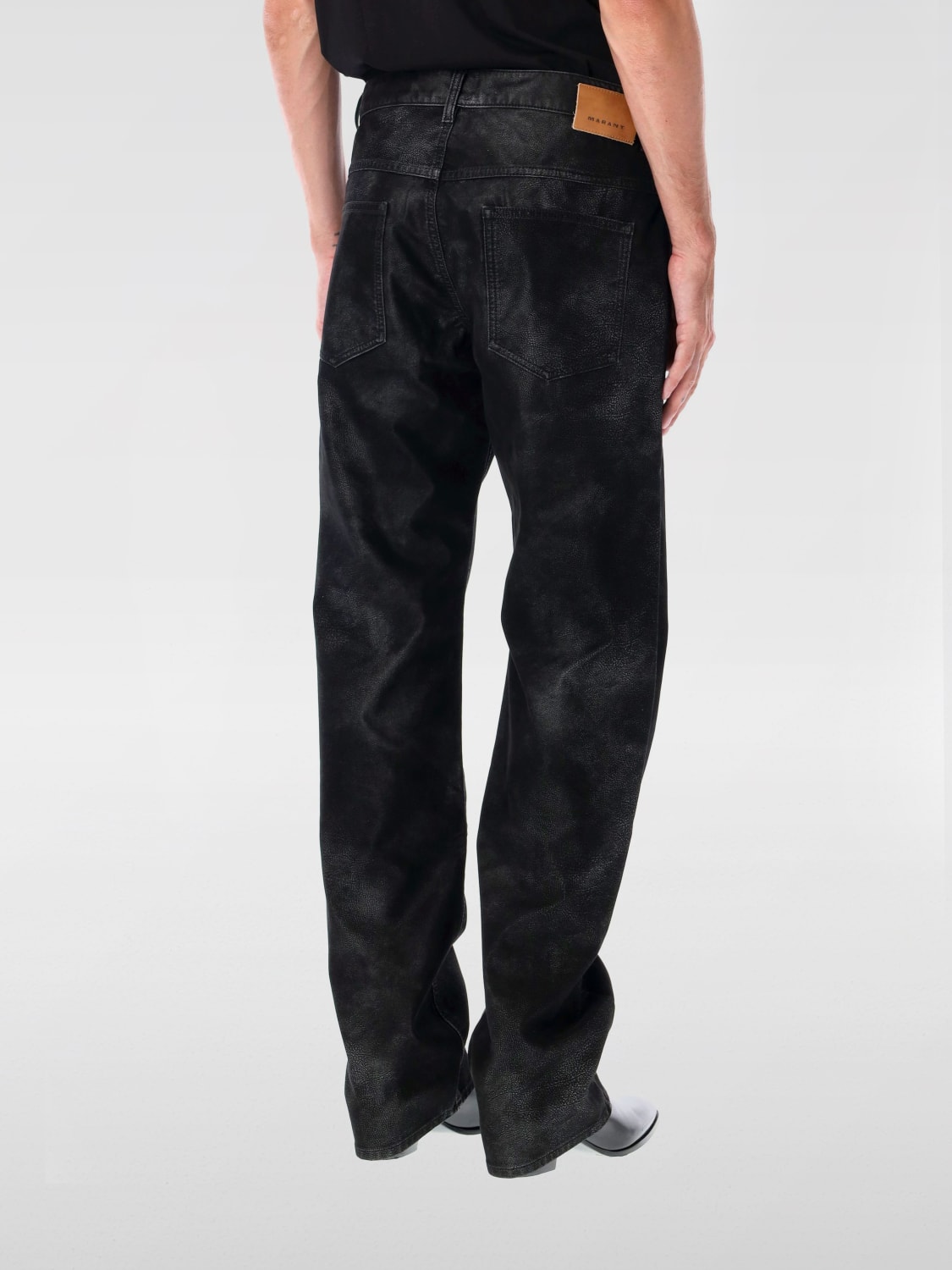 ISABEL MARANT JEANS: Pants men Isabel Marant, Black - Img 2