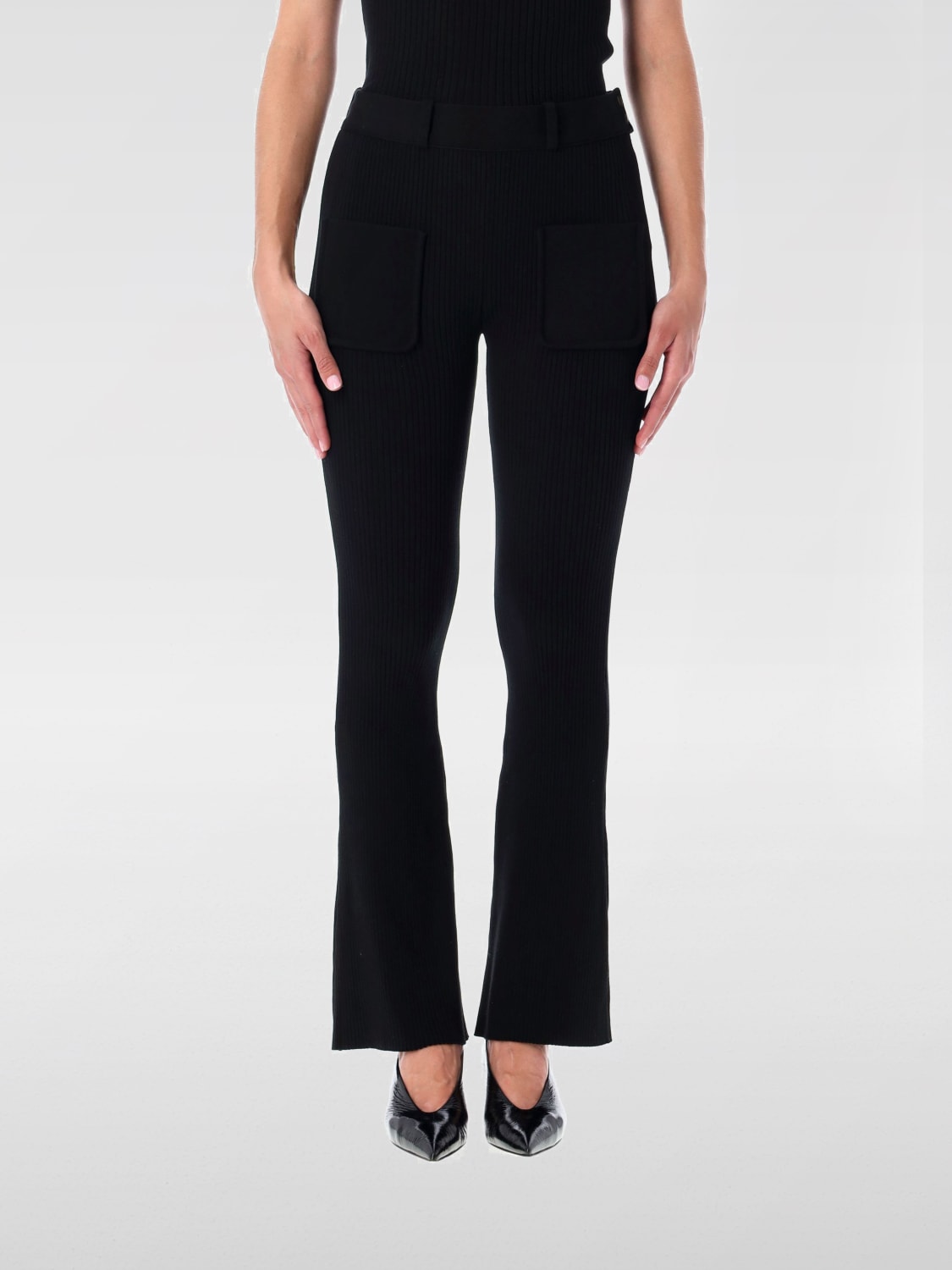 COURRÈGES PANTS: Pants woman CourrÈges, Black - Img 1