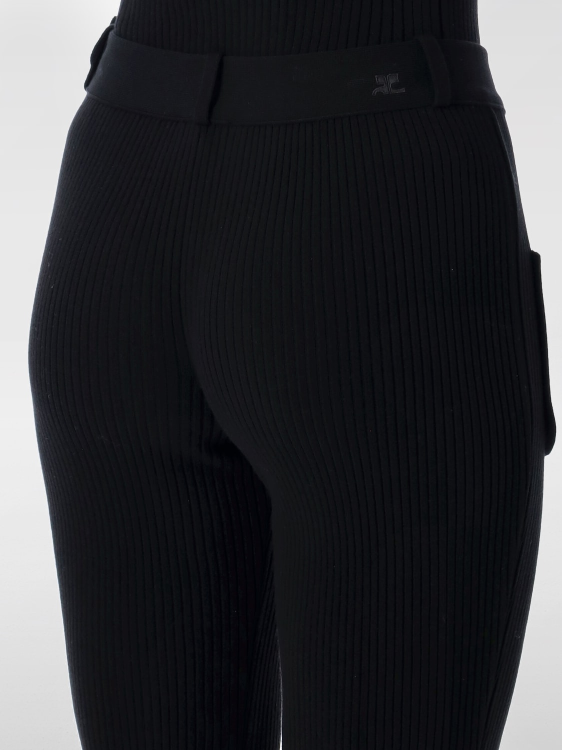 COURRÈGES PANTS: Pants woman CourrÈges, Black - Img 3
