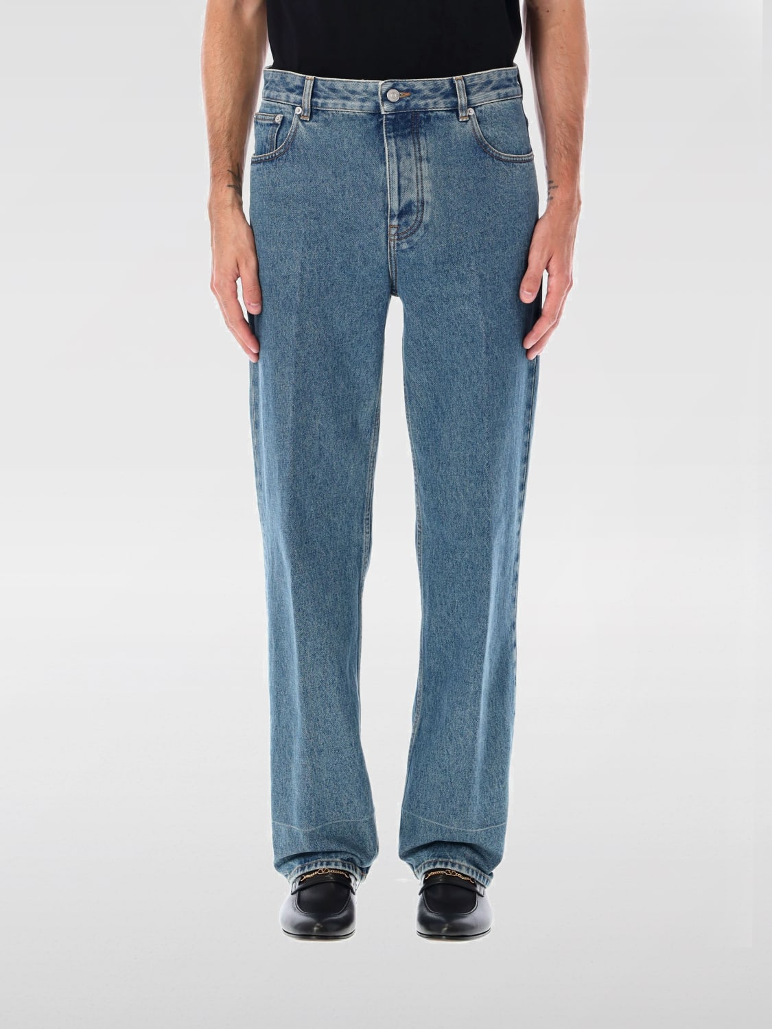 VALENTINO JEANS: Jeans men Valentino, Blue - Img 1