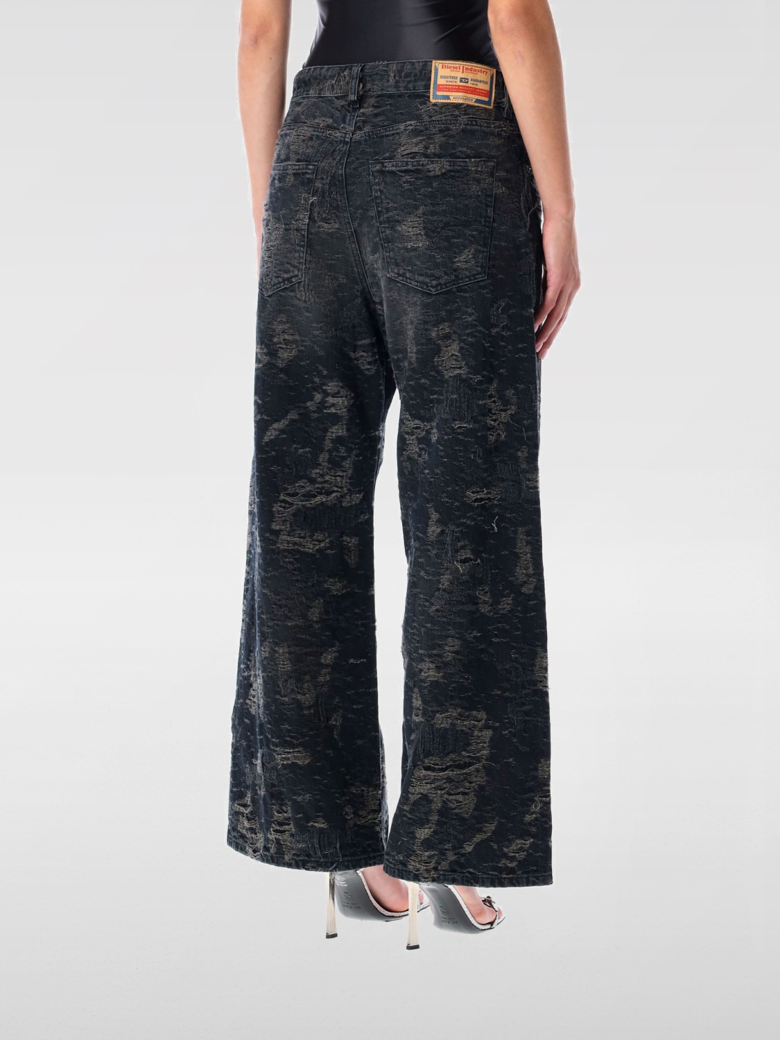 DIESEL JEANS: Jeans woman Diesel, Black - Img 2