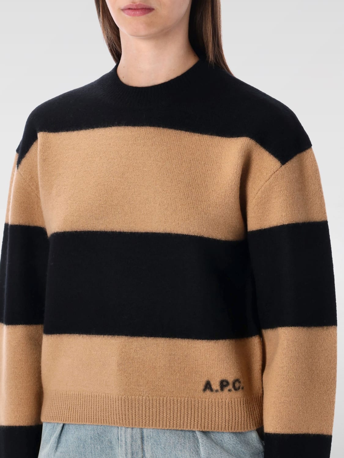 A.P.C. SWEATER: Sweater woman A.P.C., Black - Img 3