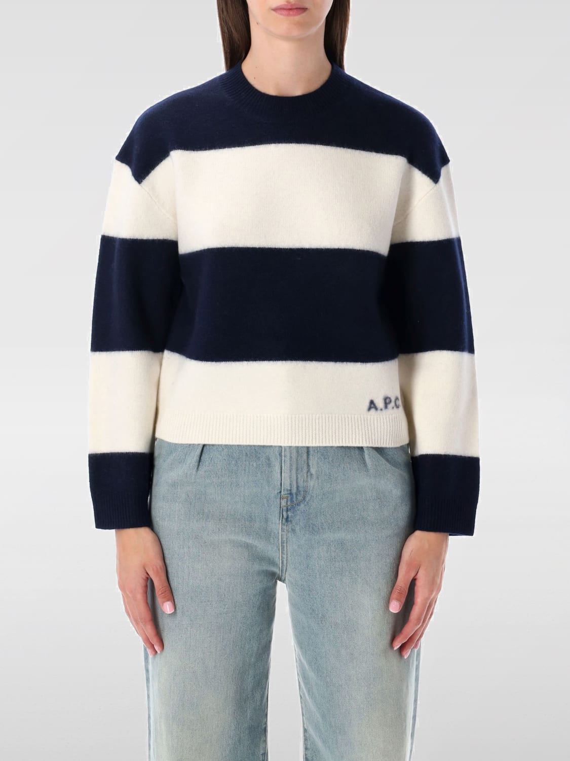 A.P.C. PULLOVER: Pullover damen A.P.C., Ecru - Img 1
