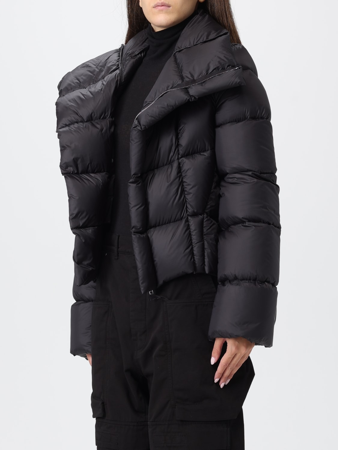 RICK OWENS VESTE: Manteau femme Rick Owens, Noir - Img 4