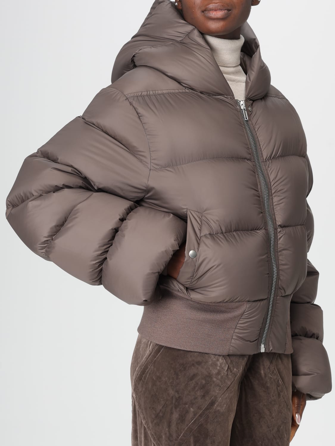 RICK OWENS VESTE: Manteau femme Rick Owens, Gris - Img 5