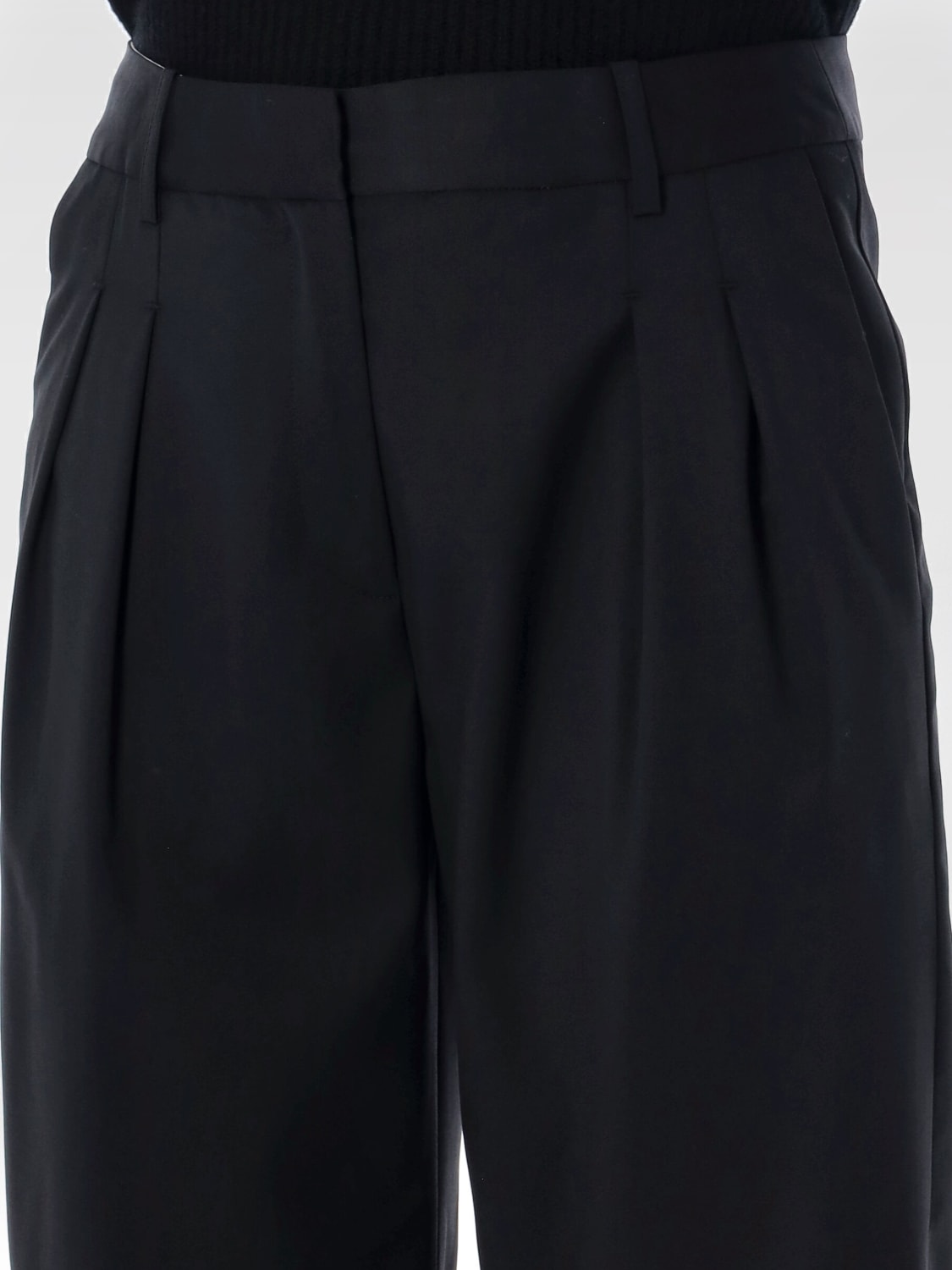 LOU LOU STUDIO PANTALONI: Pantalone Lou Lou Studio in lana , Nero - Img 3