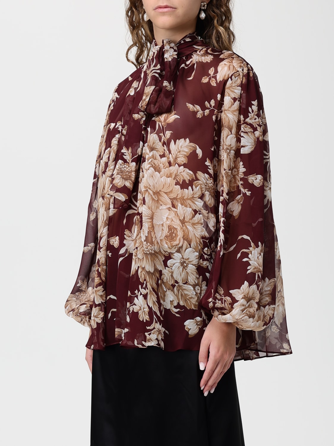 DOLCE & GABBANA TOP: Hemdbluse damen Dolce & Gabbana, Pink - Img 4