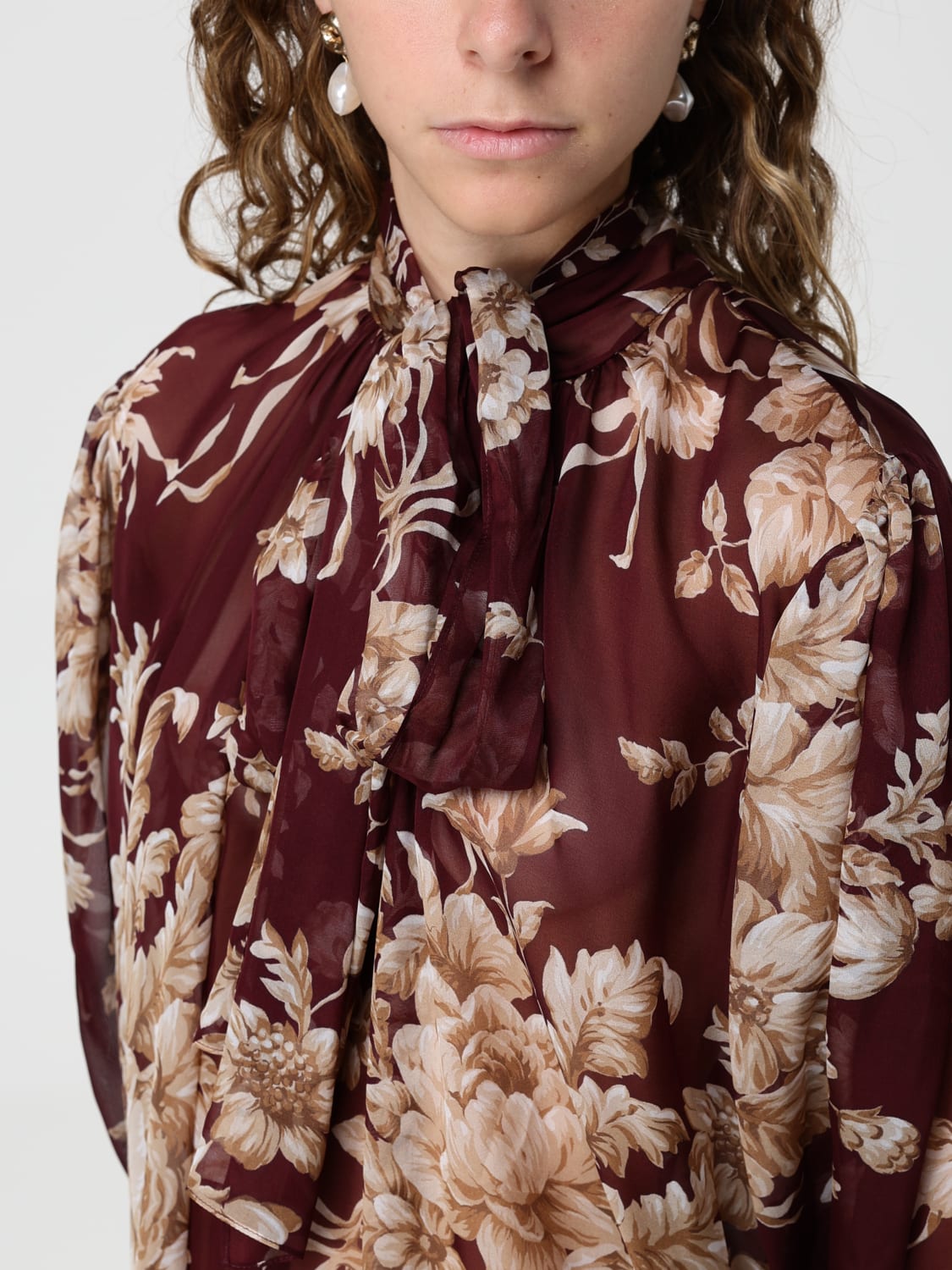 DOLCE & GABBANA TOP: Hemdbluse damen Dolce & Gabbana, Pink - Img 5