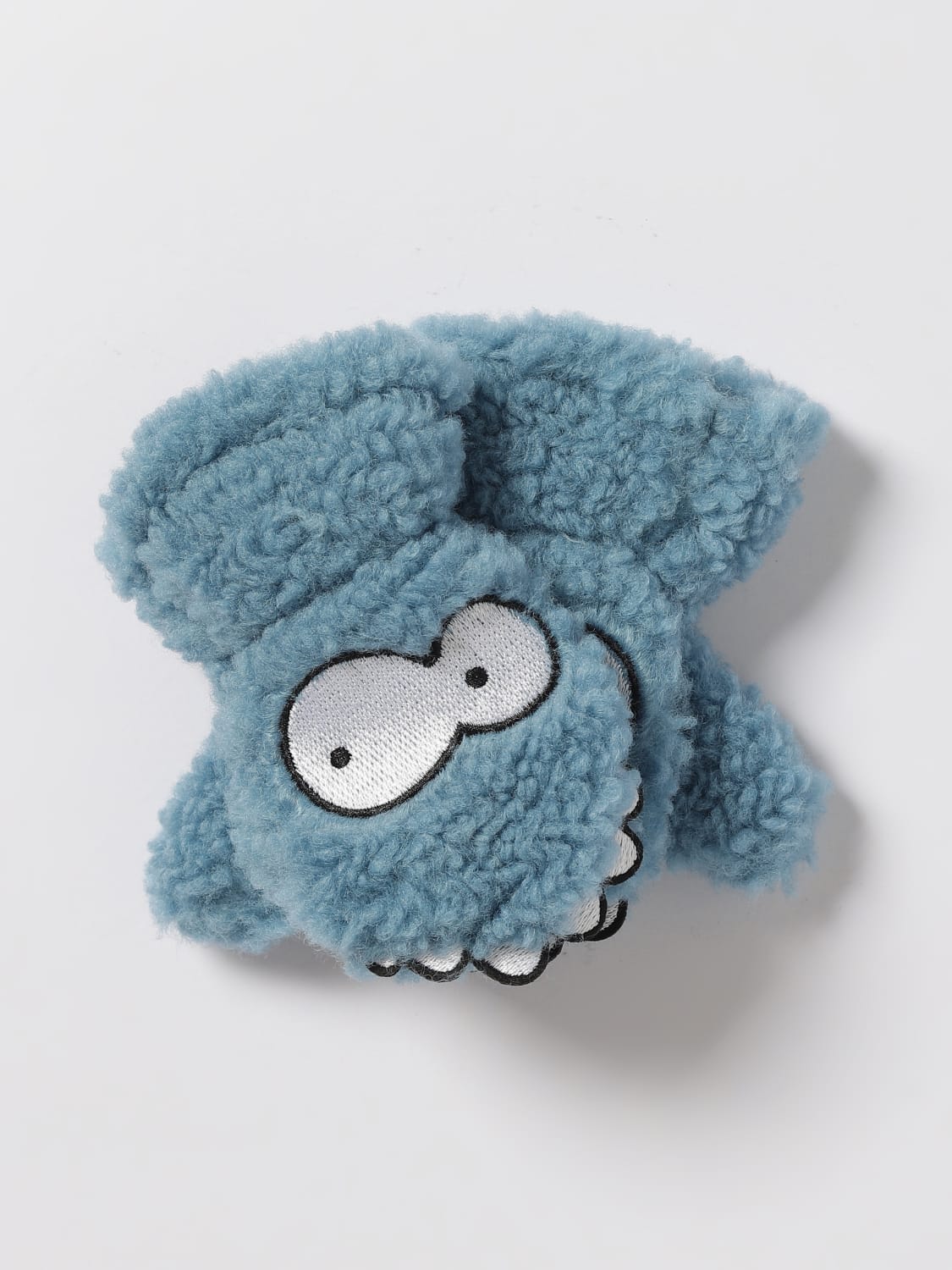 STELLA MCCARTNEY KIDS GUANTI: Guanti in poliestere Mostro Stella McCartney Kids, Azzurro - Img 1