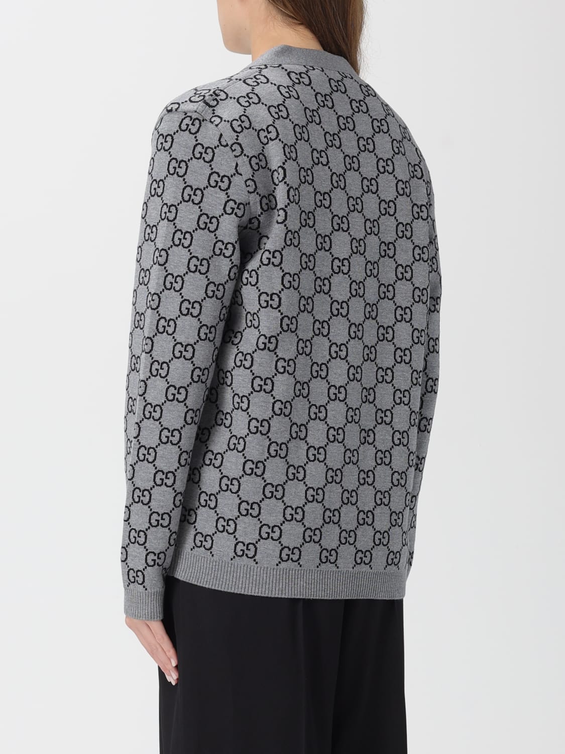 GUCCI SWEATER: Sweater woman Gucci, Grey - Img 3