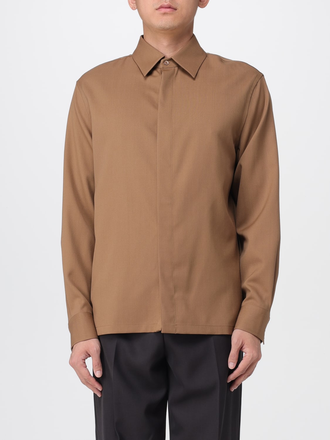 FENDI SHIRT: Shirt men Fendi, Brown - Img 1