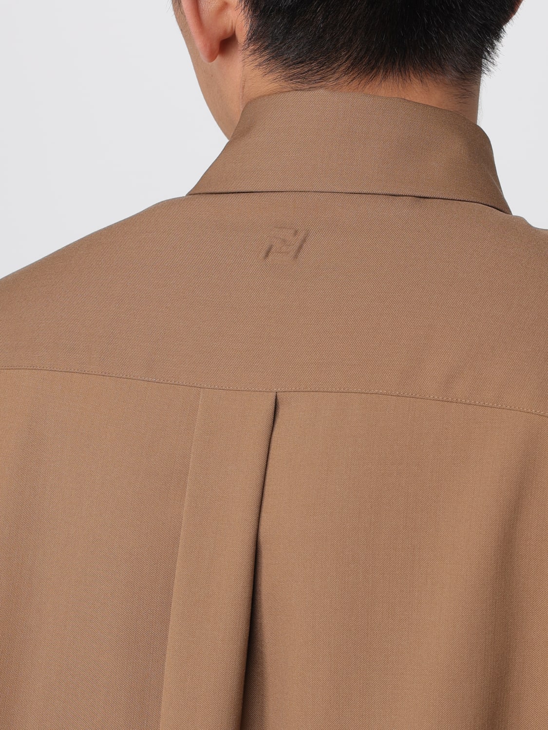 FENDI SHIRT: Shirt men Fendi, Brown - Img 5