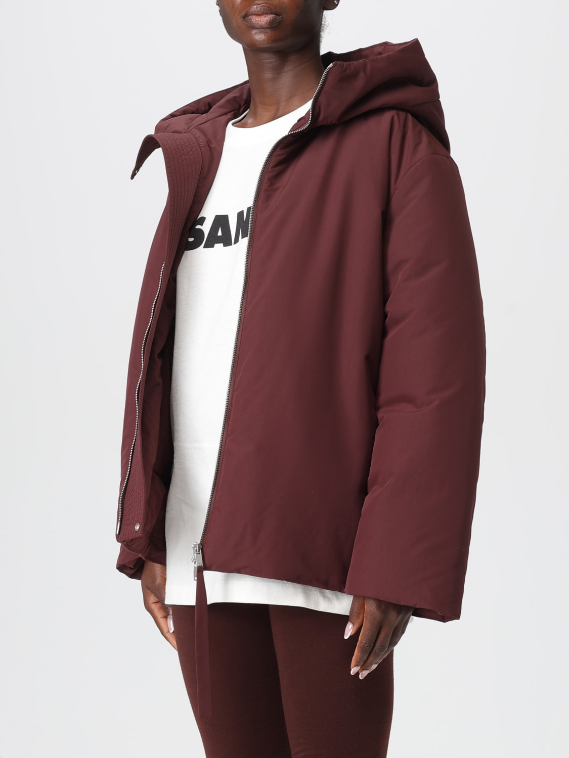 JIL SANDER VESTE: Veste femme Jil Sander, Bordeaux - Img 4