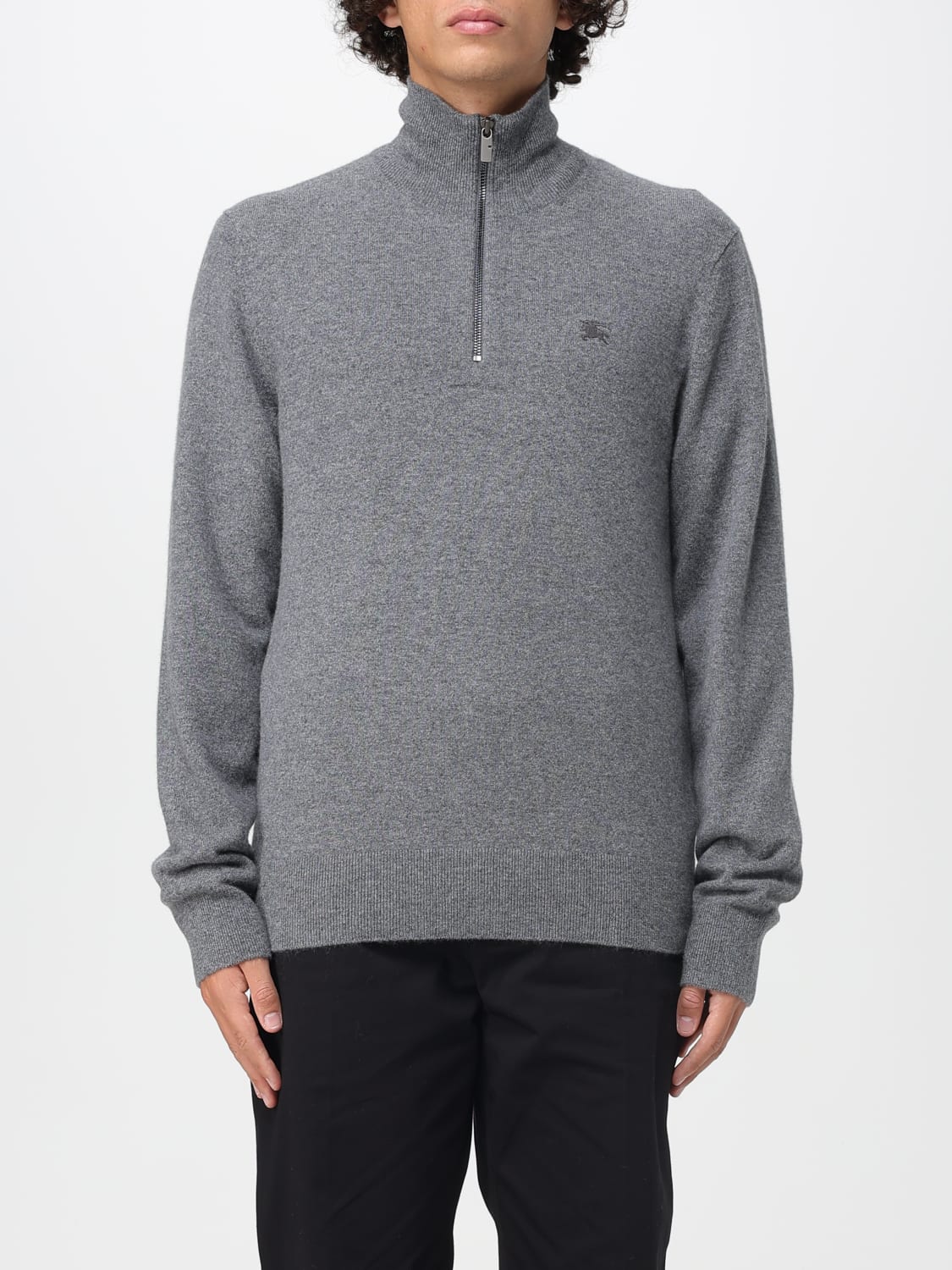 BURBERRY PULLOVER: Sweatshirt herren Burberry, Grau - Img 1