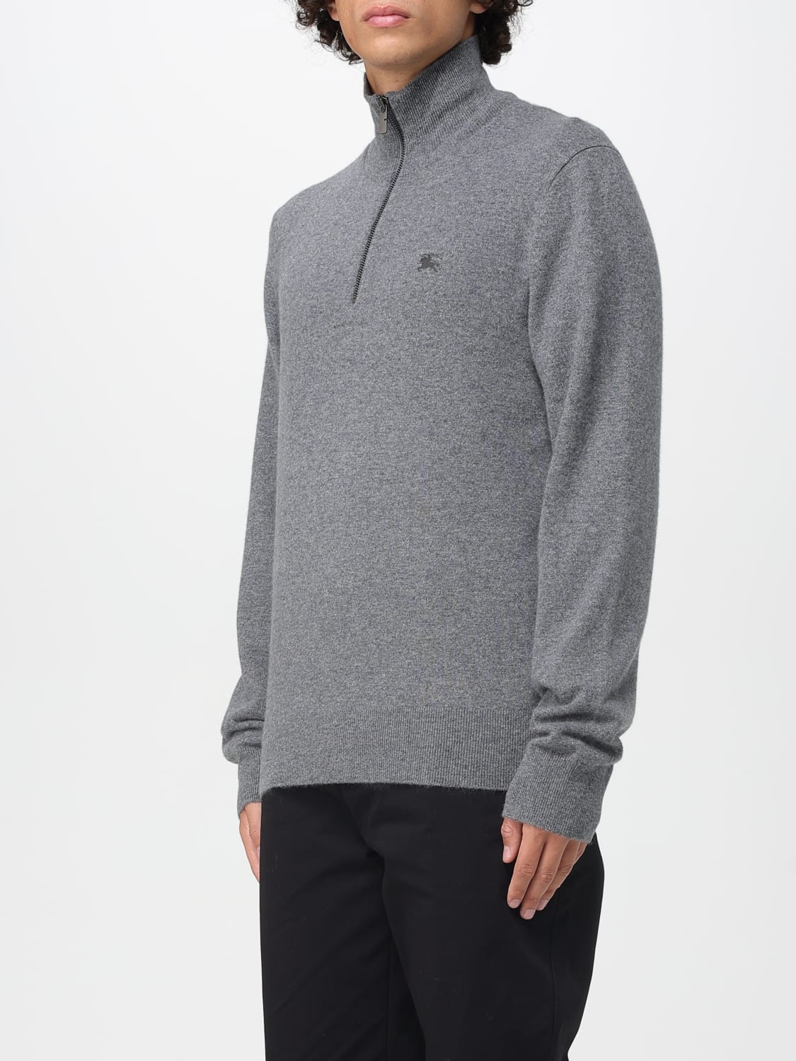 BURBERRY PULLOVER: Sweatshirt herren Burberry, Grau - Img 4