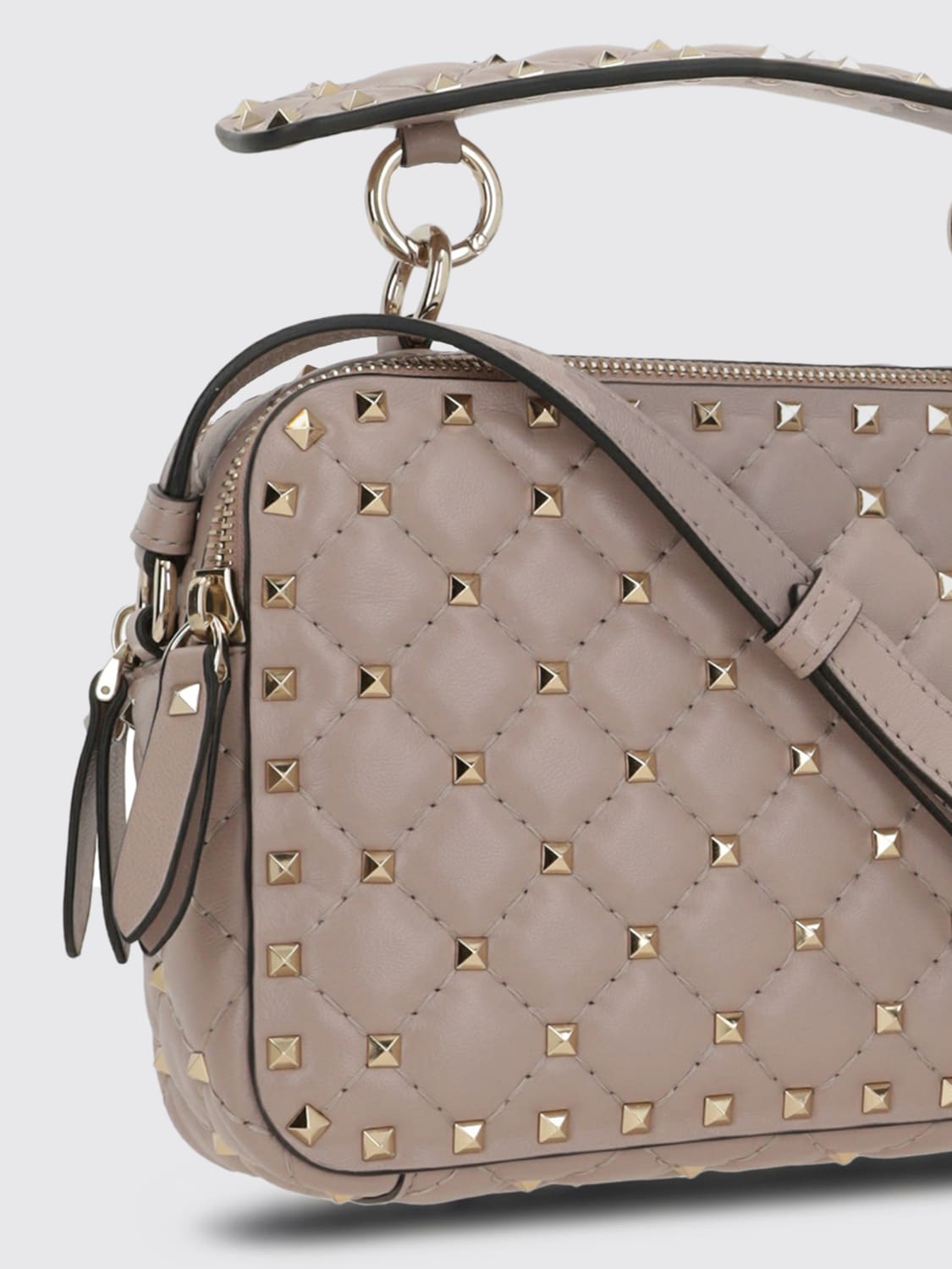 VALENTINO GARAVANI MINI BAG: Shoulder bag woman Valentino Garavani, Nude - Img 3