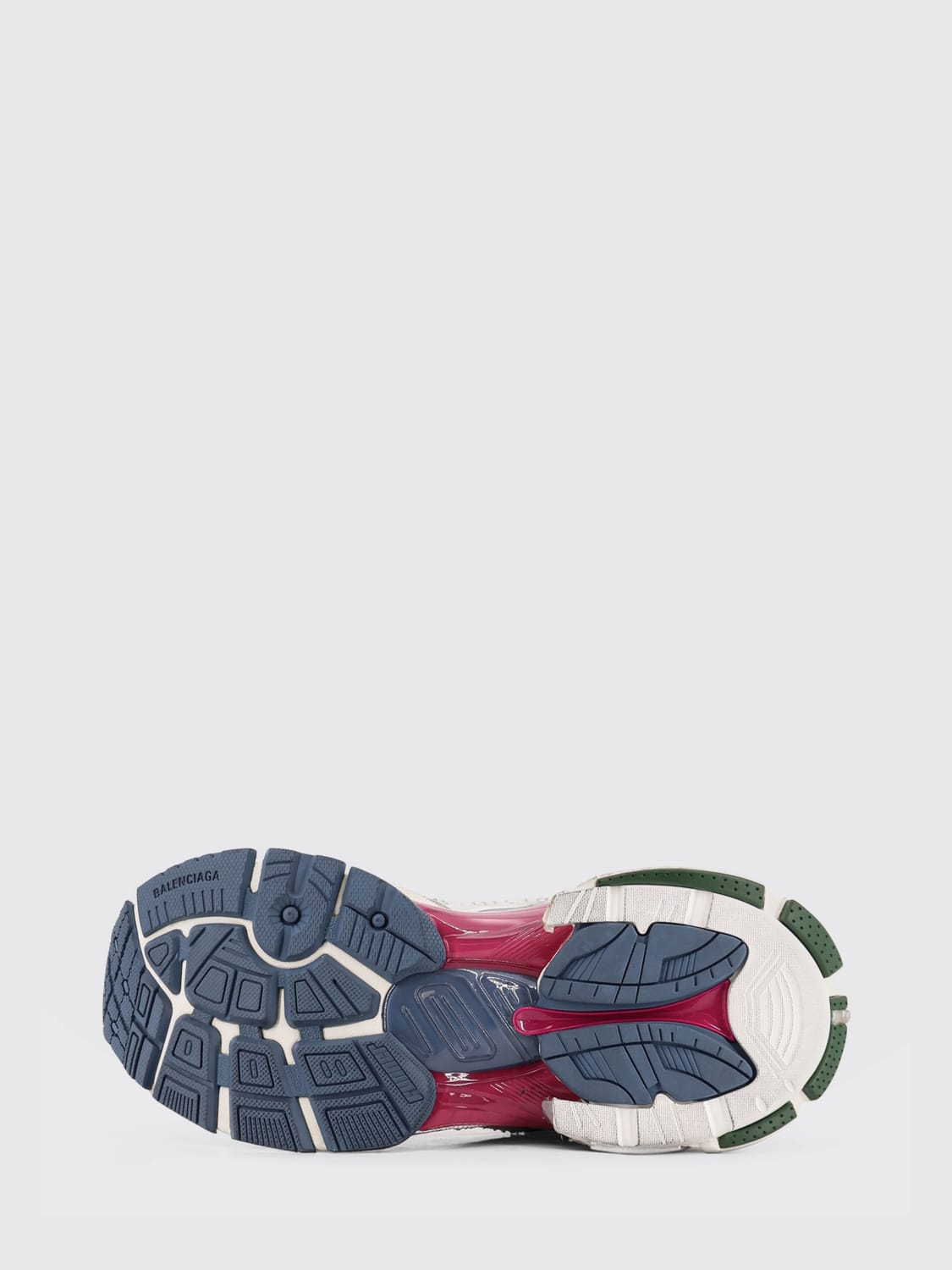 BALENCIAGA SNEAKERS: Sneakers Runner Balenciaga in mesh e gomma used , Bianco - Img 4