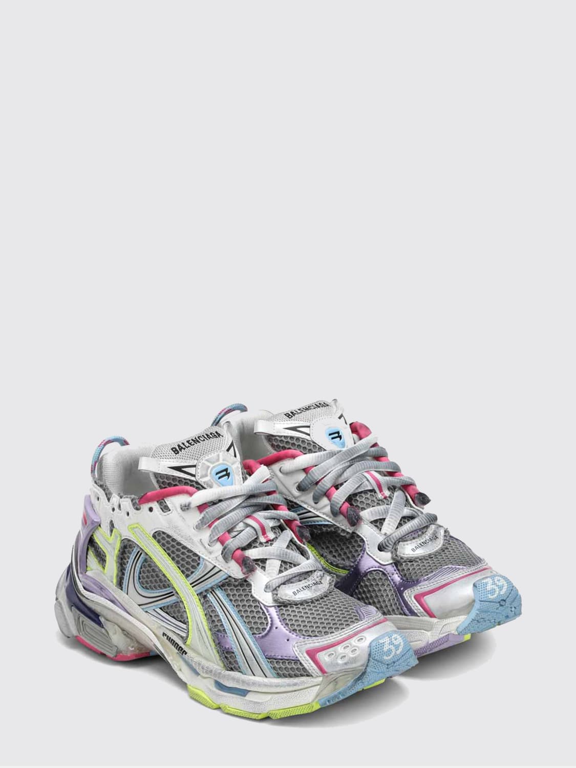 BALENCIAGA SNEAKERS: Sneakers woman Balenciaga, Grey - Img 2