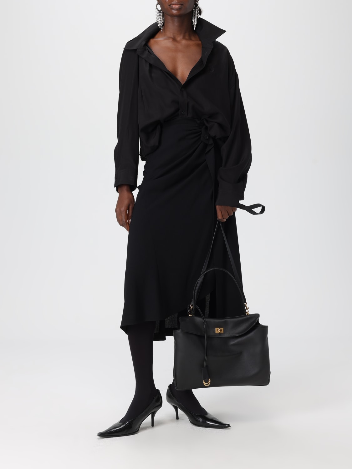 BALENCIAGA SKIRT: Skirt woman Balenciaga, Black - Img 2