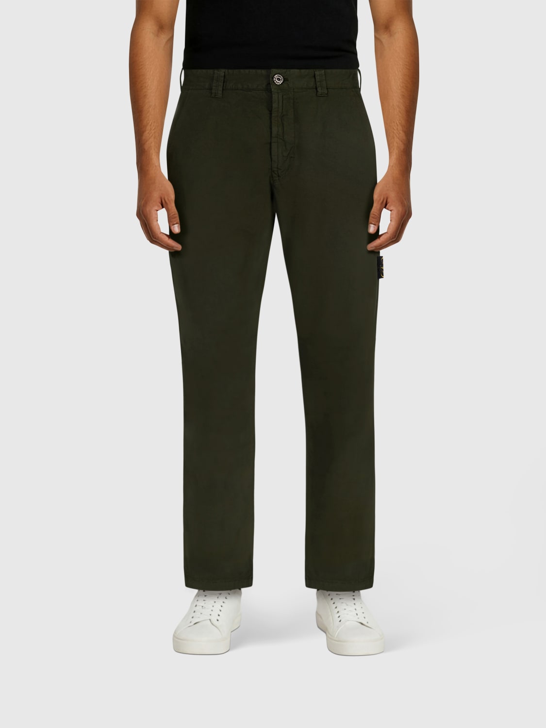STONE ISLAND PANTS: Pants men Stone Island, Brown - Img 1