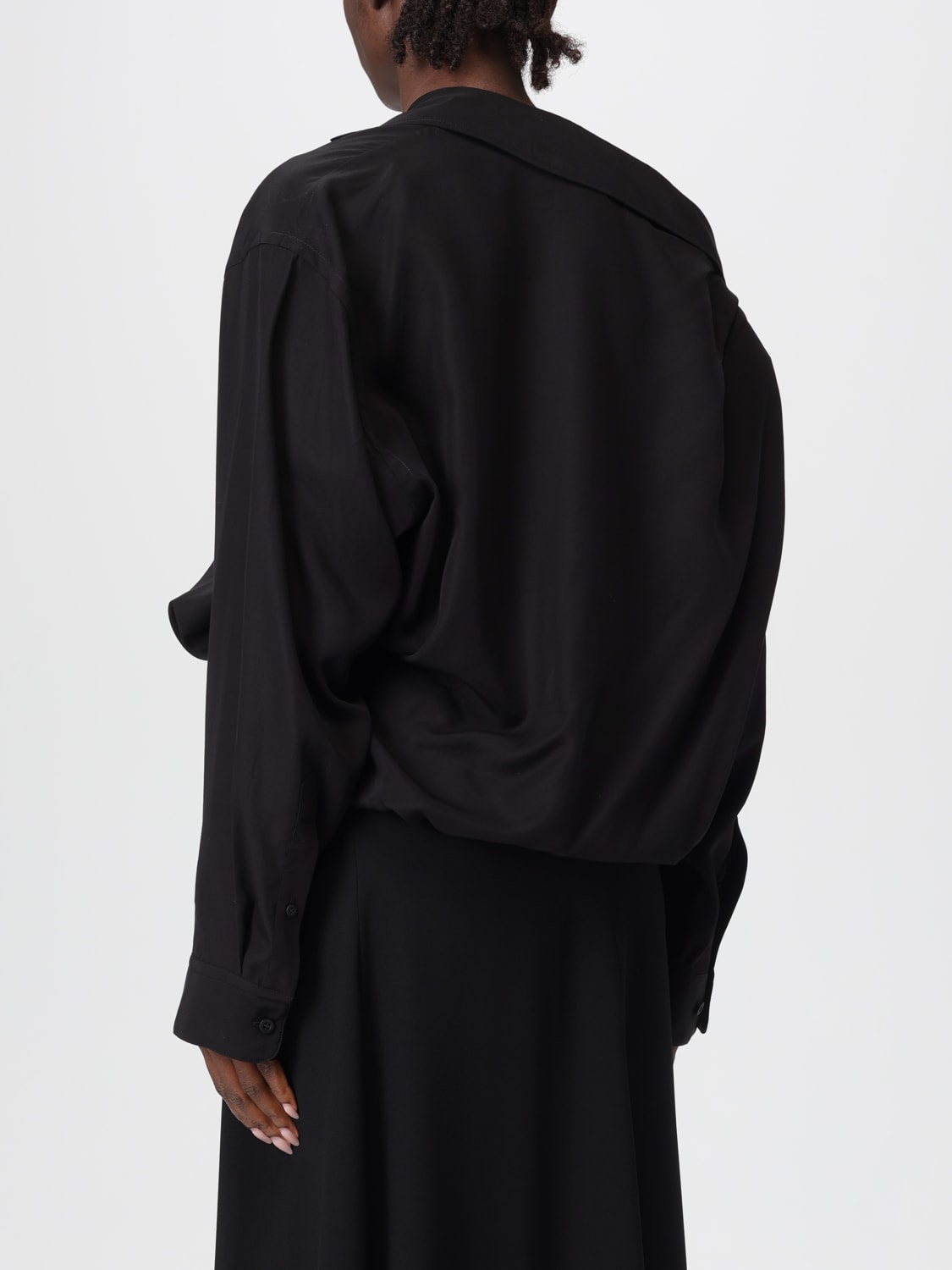 BALENCIAGA SHIRT: Shirt woman Balenciaga, Black - Img 3