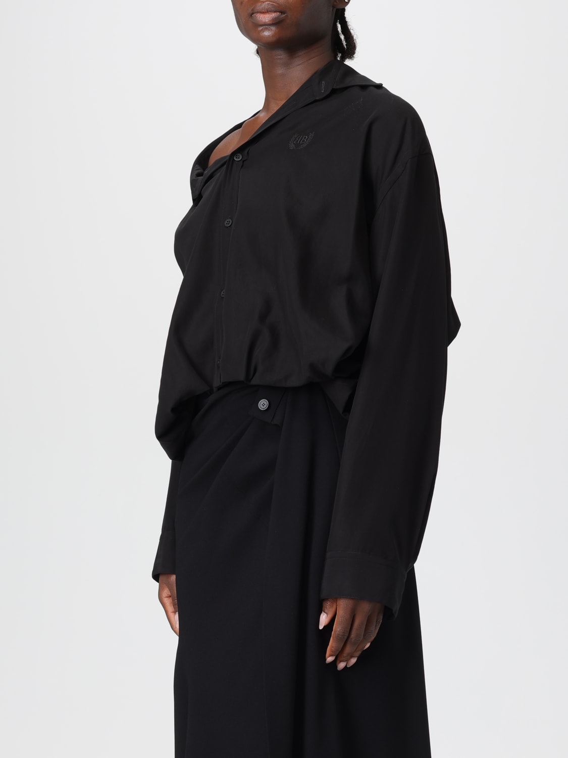 BALENCIAGA SHIRT: Shirt woman Balenciaga, Black - Img 4