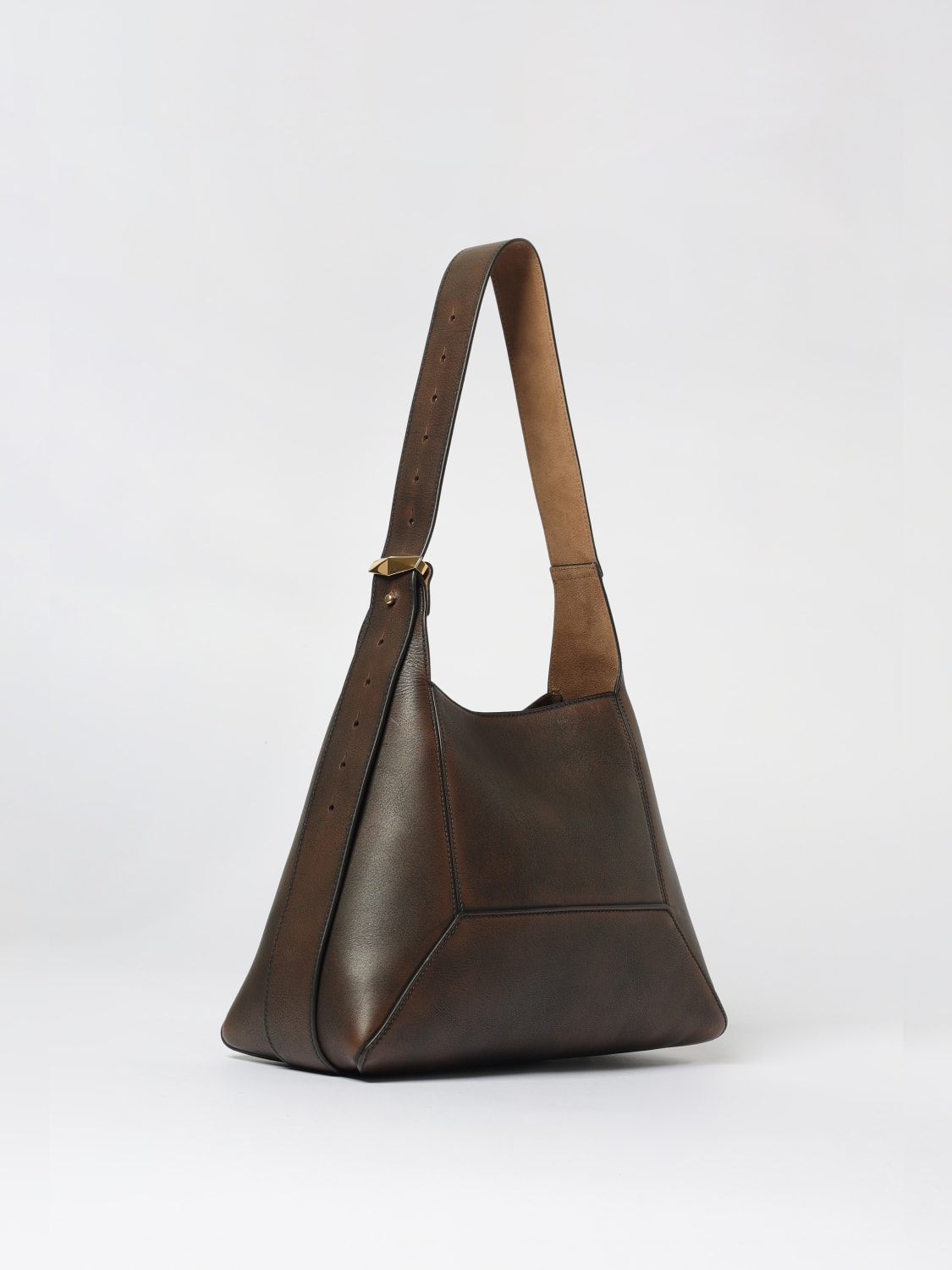 JIMMY CHOO SCHULTERTASCHE: Schultertasche damen Jimmy Choo, Braun - Img 2