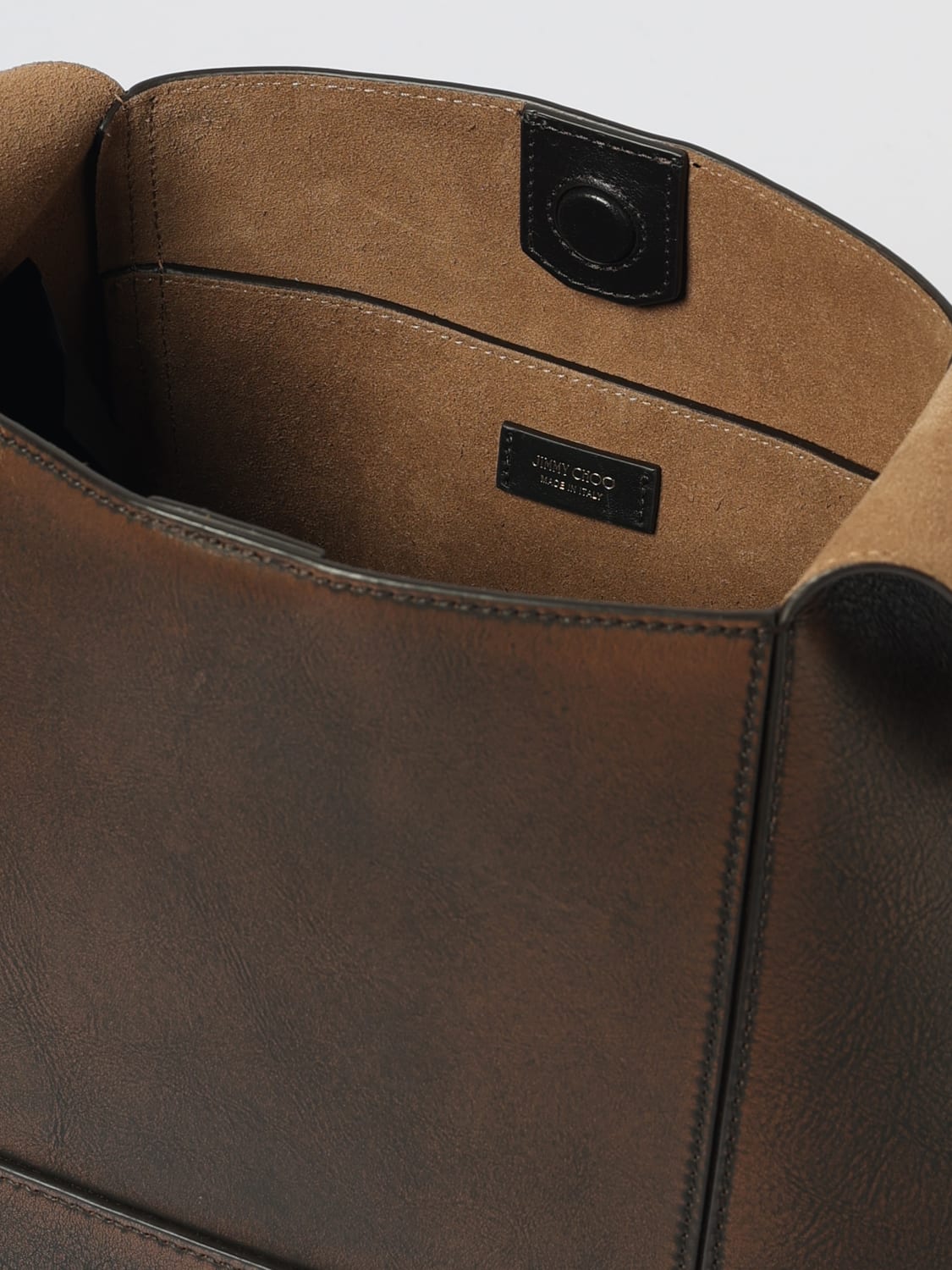 JIMMY CHOO SCHULTERTASCHE: Schultertasche damen Jimmy Choo, Braun - Img 4