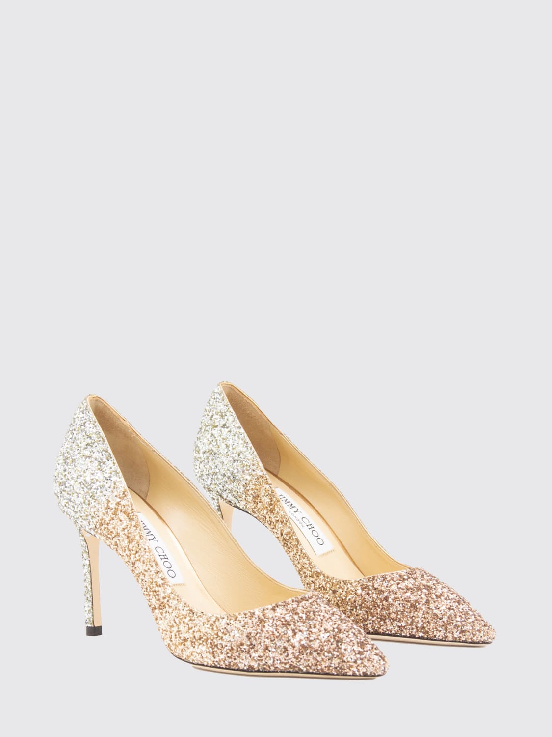 JIMMY CHOO PUMP: High heel shoes woman Jimmy Choo, Gold - Img 2