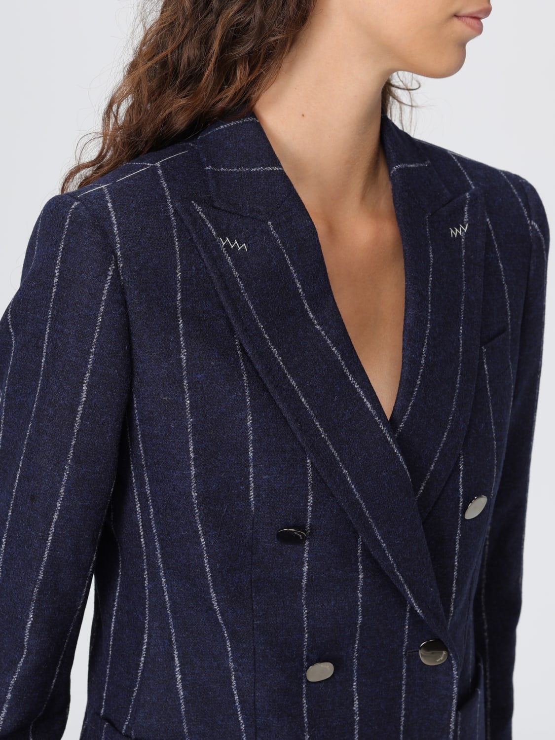 MAX MARA JACKE: Blazer damen Max Mara, Blau - Img 4