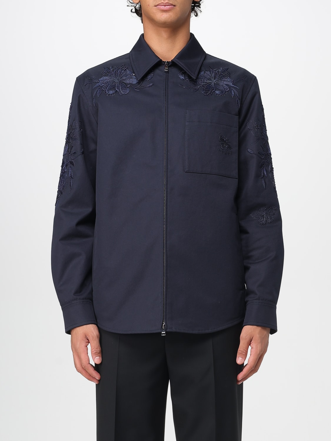 GUCCI JACKET: Jacket men Gucci, Ink - Img 1