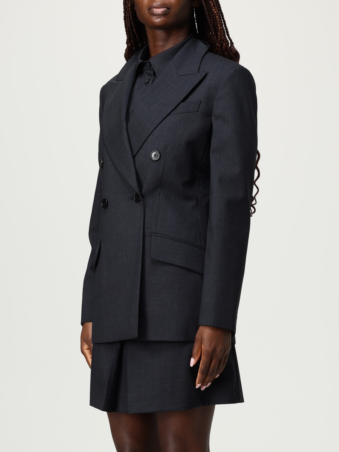 GUCCI JACKET: Blazer woman Gucci, Grey - Img 4