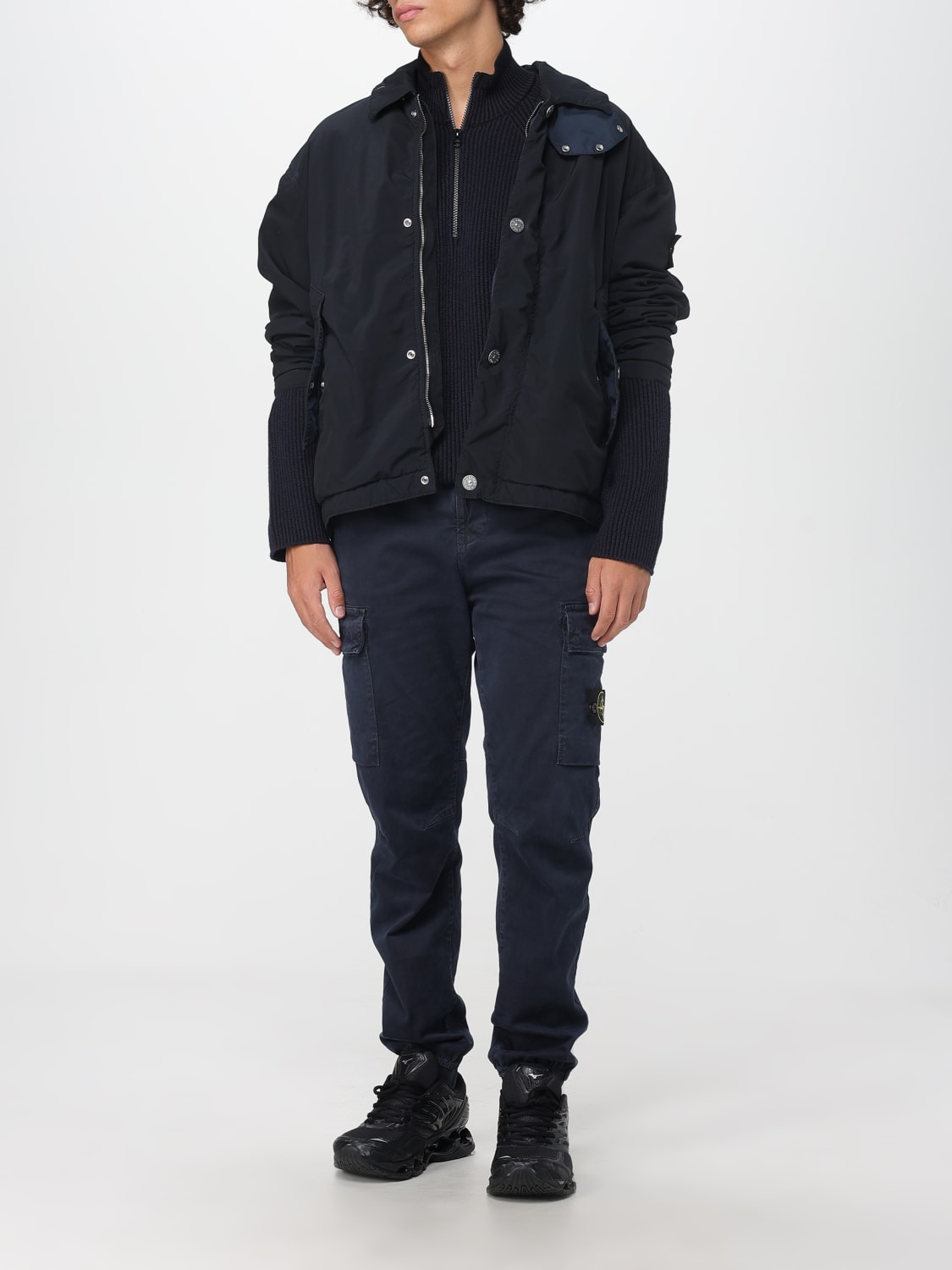 STONE ISLAND SWEATER: Polo shirt men Stone Island, Blue - Img 2