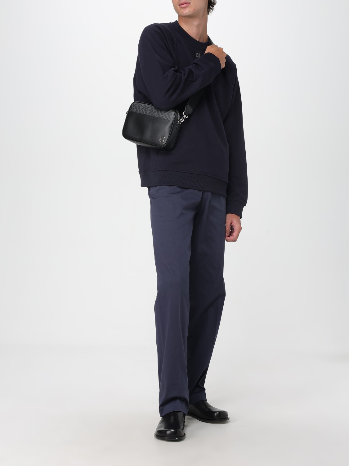 FENDI SWEATER: Sweater men Fendi, Blue - Img 2